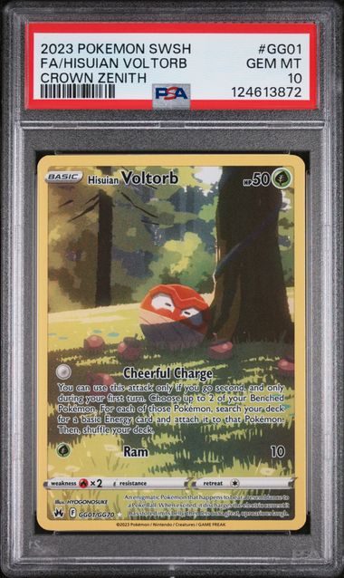 PSA 10 FA/HISUIAN VOLTORB CROWN ZENITH