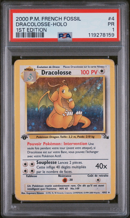 PSA Card Front