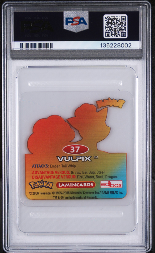 PSA Card Back