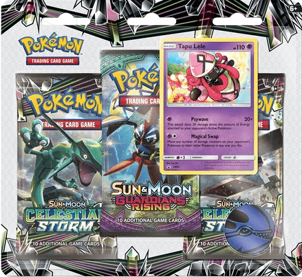 Celestial Storm Tapu Lele 3-Pack Blister - ZardoCards