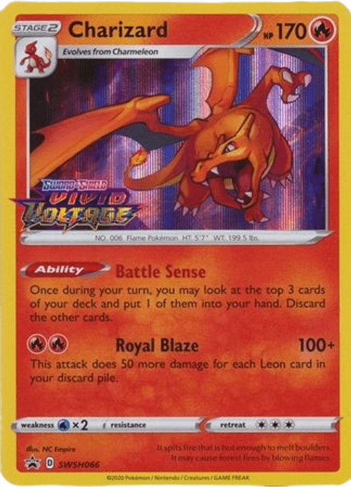 Charizard - SWSH066 - Prerelease Promo - ZardoCards