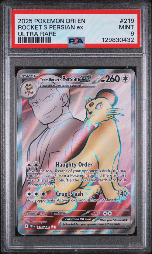 PSA Card Front