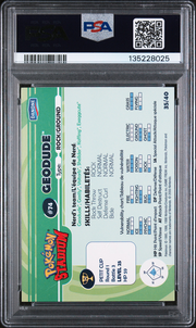 PSA Card Back