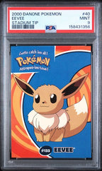 PSA 9 EEVEE DANONE STADIUM TIP