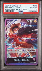 PSA 10 MONKEY D. LUFFY SOUND LOADER VOLUME.1