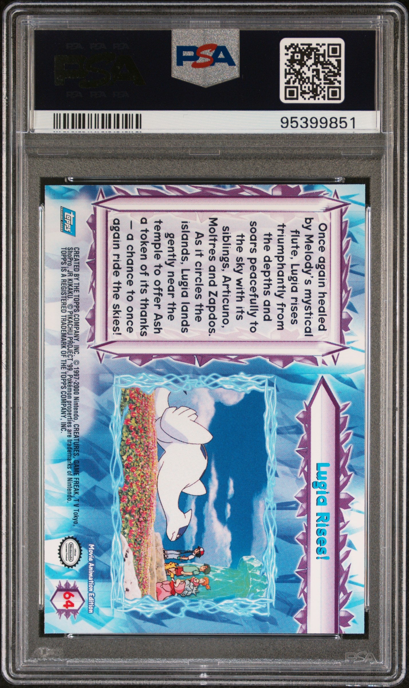 PSA 9 LUGIA RISES! THE MOVIE 2000