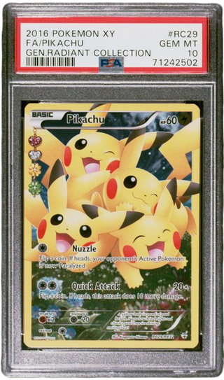 PSA 10 FA/PIKACHU XY RADIANT COLLECTION