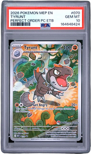 PSA 10 TYRUNT MEGA EVOLUTION PROMO