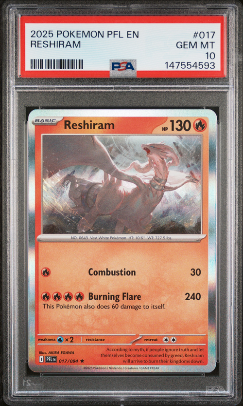 PSA Card Front