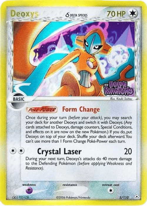 Deoxys (Normal)(Delta Species) - 5/110 - Holo Rare Reverse Holo - ZardoCards