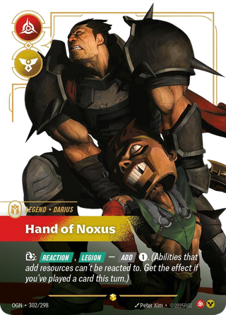 Darius, Hand of Noxus (Overnumbered) - Origins (OGN)