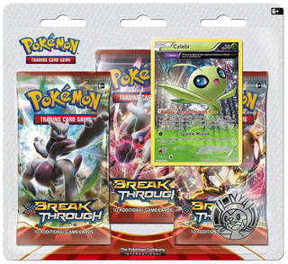 XY Breakthrough 3-packs Blister [Celebi Promo]