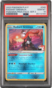PSA 10 RADIANT GRENINJA PRIZE PACK SERIES 3 