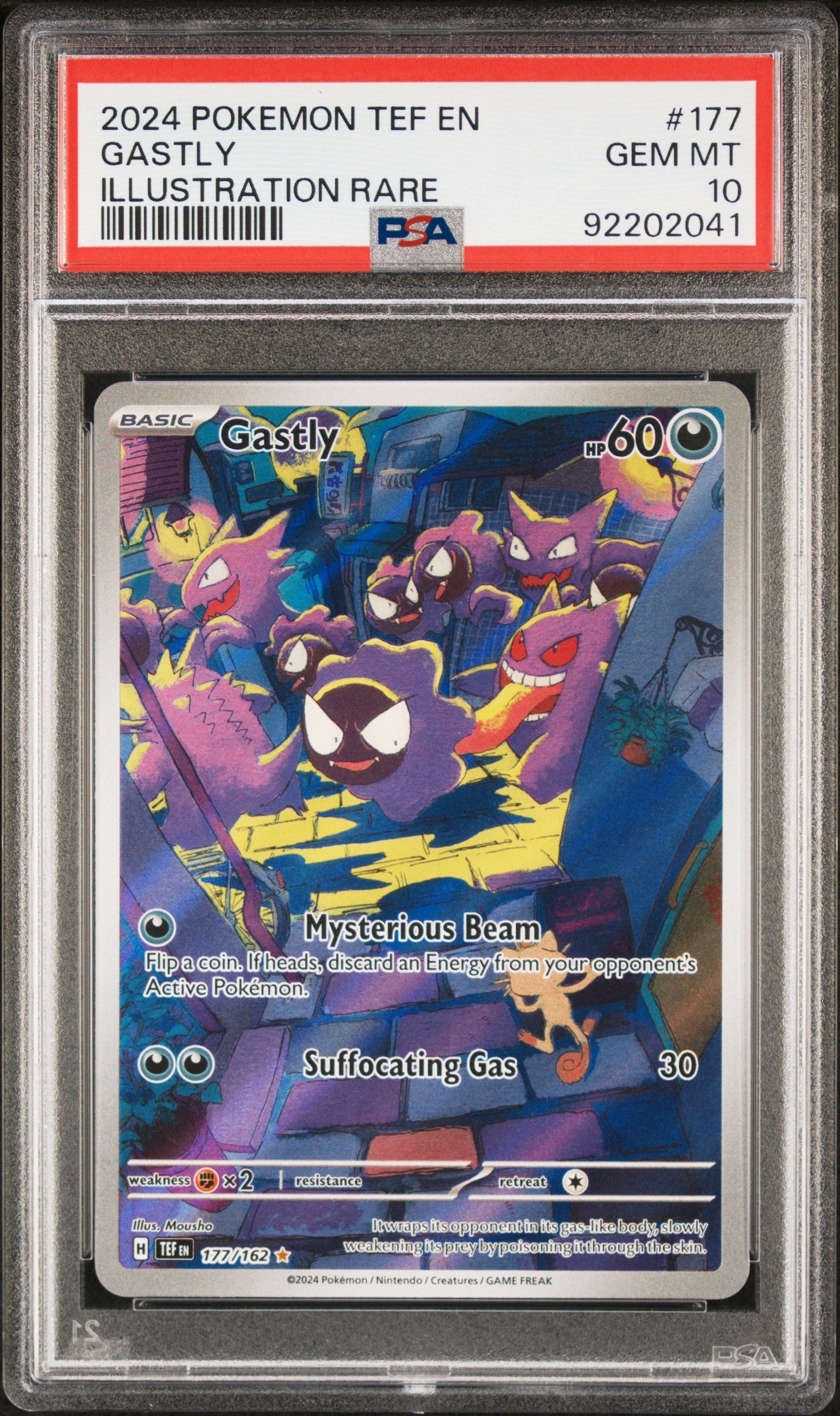 PSA 10 GASTLY ILLUSTRATION RARE