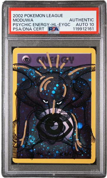 PSA AUTO 10 MODUWA ALAKAZAM PSYCHIC ENERGY-HOLO