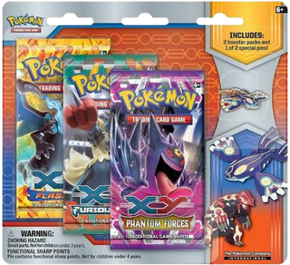 XY 3-Pack Blister Primal Kyogre Pin Collection