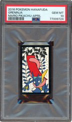 PSA 10 GRENINJA HANAFUDA MARIO PIKACHU-APRIL