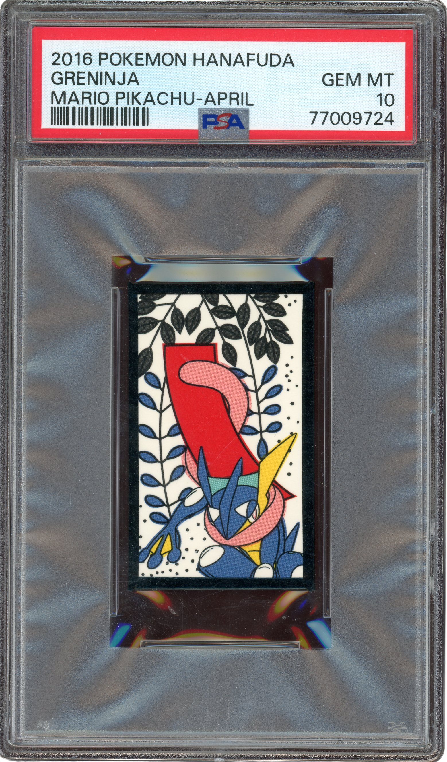 PSA 10 GRENINJA HANAFUDA MARIO PIKACHU APRIL