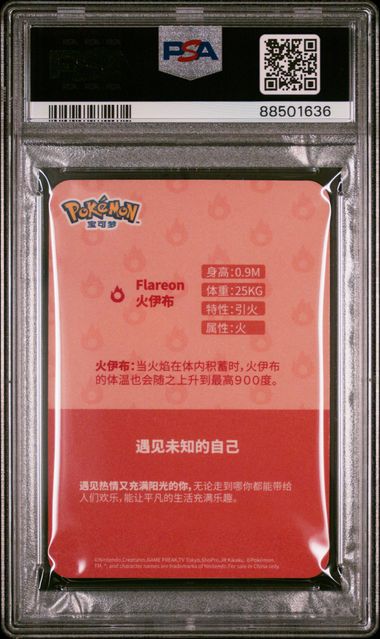 PSA 10 FLAREON POKEMON X FUNISM