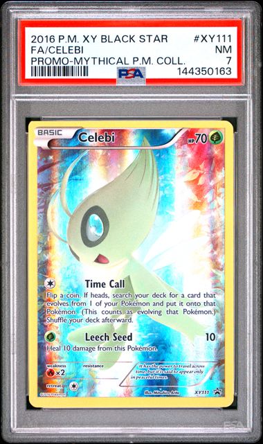 PSA 7 CELEBI PROMO MYTHICAL