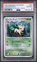 PSA 10 LEAFEON-HOLO REGIGIGAS LV.X COLL. PACK