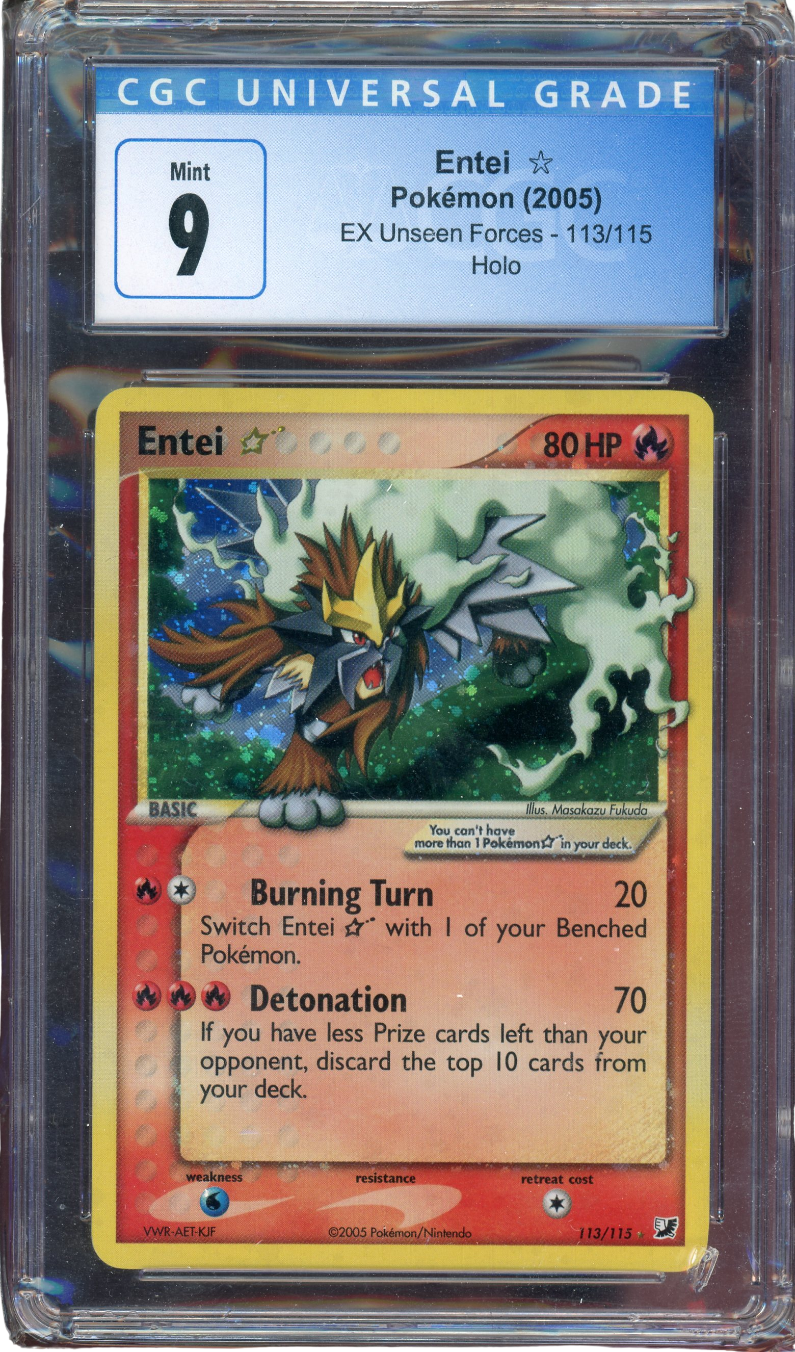 CGC 9 ENTEI GOLD STAR