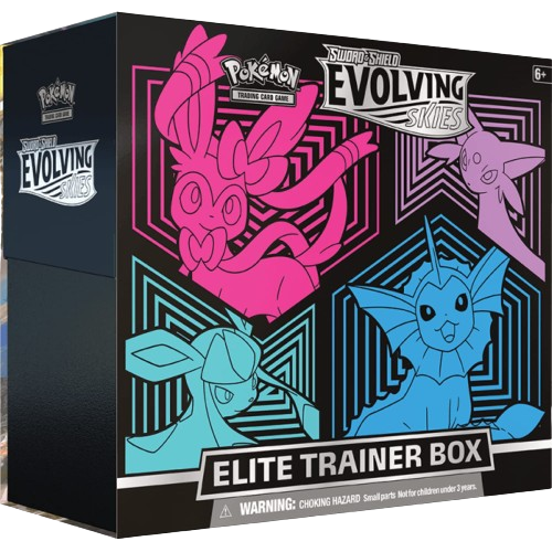 Evolving Skies Vaporeon, Espeon, Glaceon & Sylveon ETB