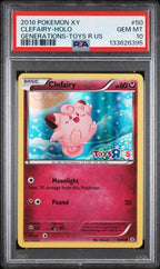 PSA 10 CLEFAIRY XY GENERATIONS TOYS R US