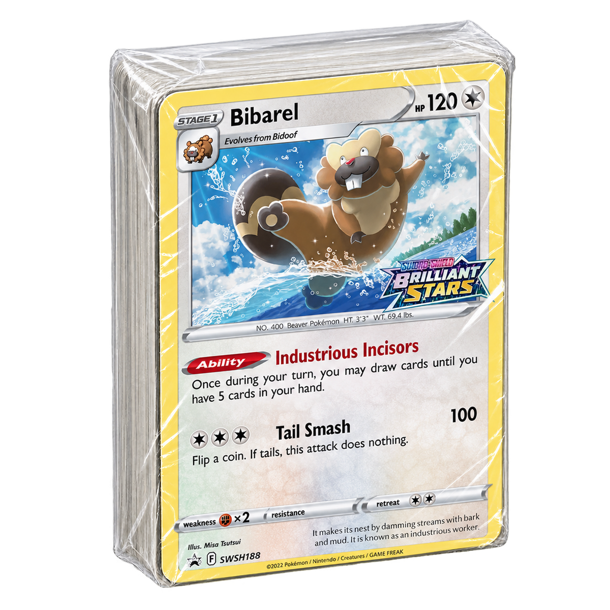 Bibarel SWSH188 Sword & Shield Promo Deck [Sealed]