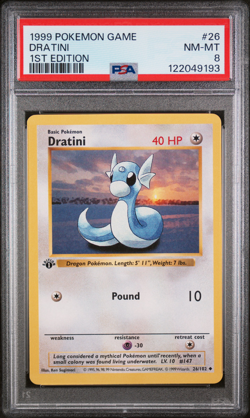 PSA Card Front