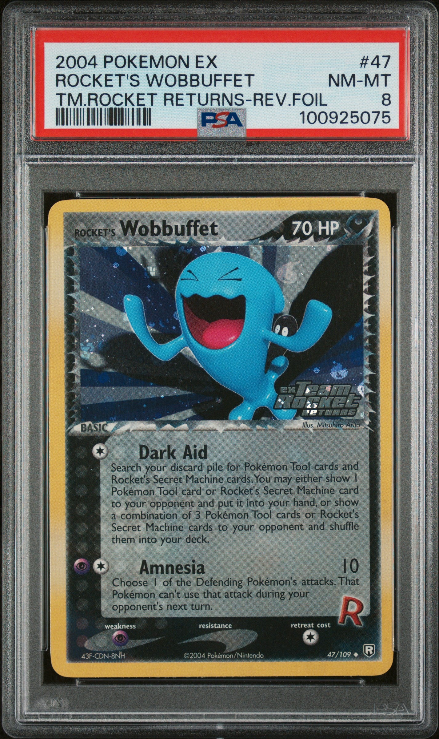 PSA 8 ROCKET'S WOBBUFFET TM.ROCKET RETURNS-REV.FOIL