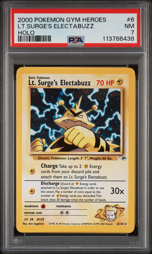 PSA Card Front