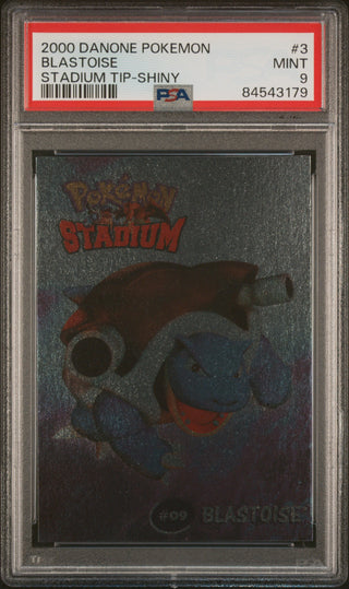 PSA 9 BLASTOISE SHINY STADIUM TIP
