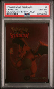 PSA 10 CHARIZARD STADIUM TIP SHINY GOLD