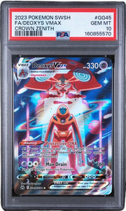 PSA 10 FA/DEOXYS VMAX CROWN ZENITH