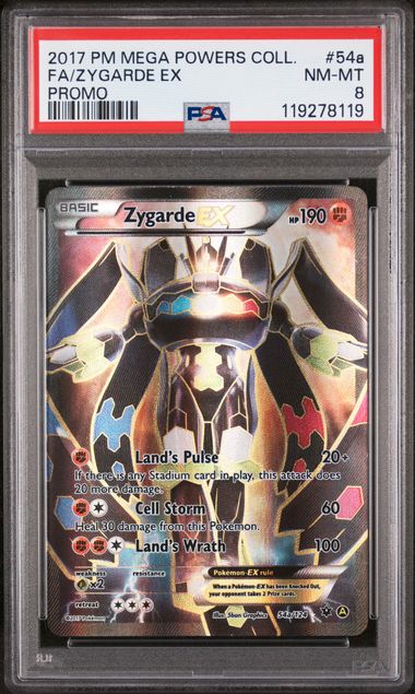 PSA 8 FA/ZYGARDE EX PROMO