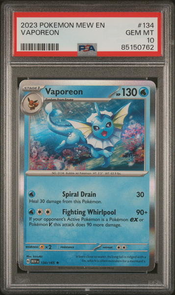 PSA 10 VAPOREON