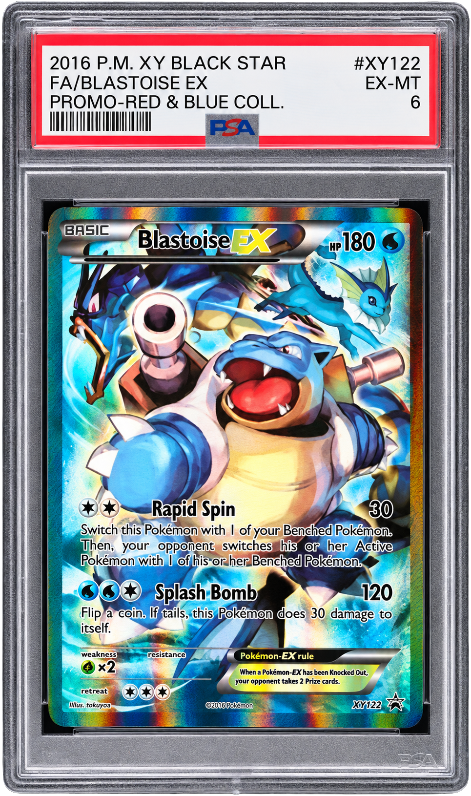PSA 6 FA/Blastoise Ex 