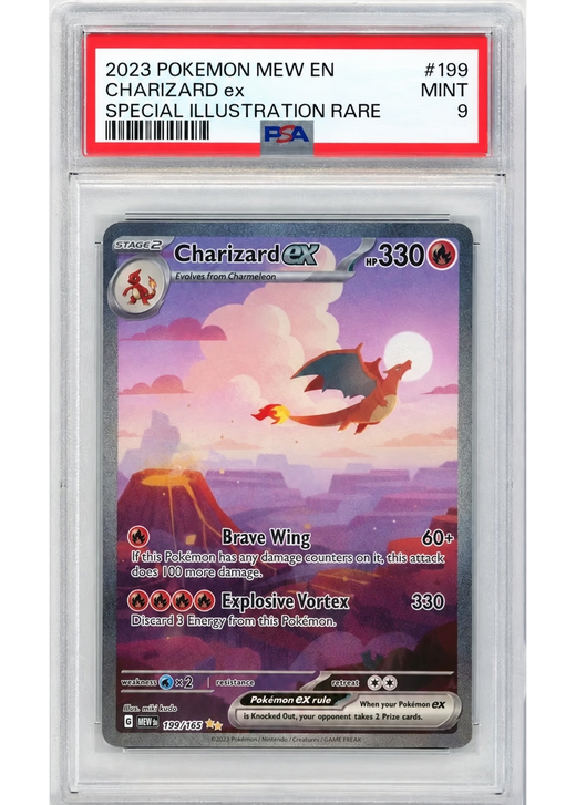 PSA 9 Charizard ex (199/165)
