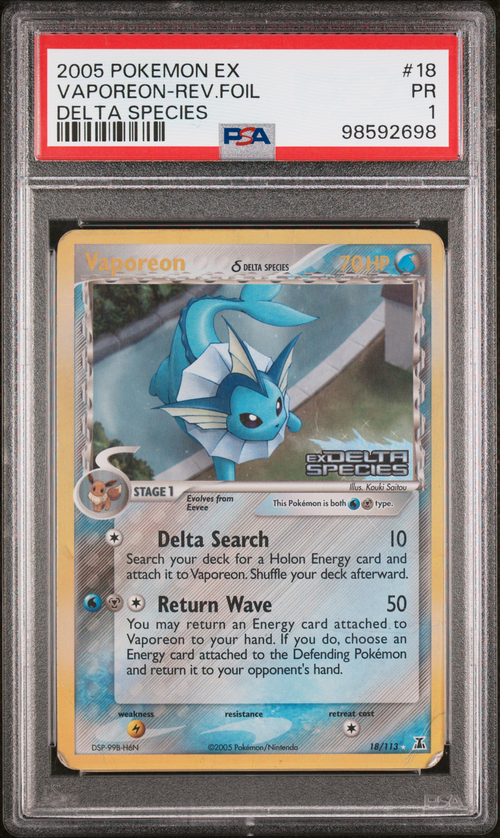 PSA Card Front