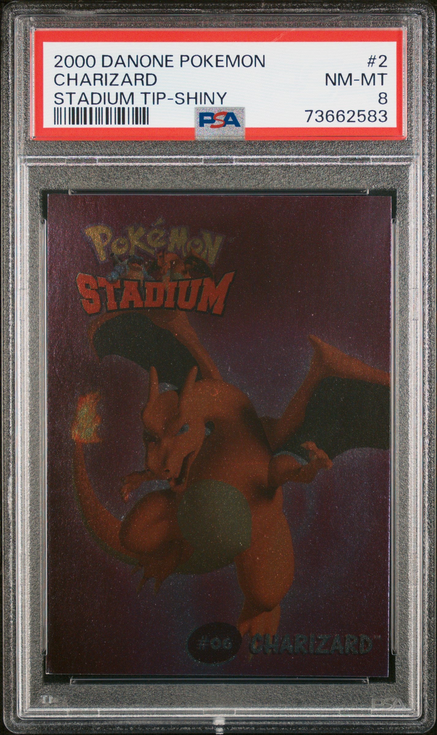 PSA 8 CHARIZARD STADIUM TIP-SHINY