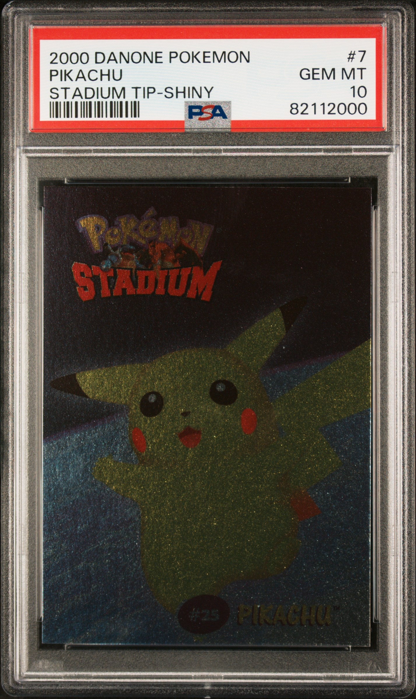 PSA 10 PIKACHU STADIUM TIP-SHINY