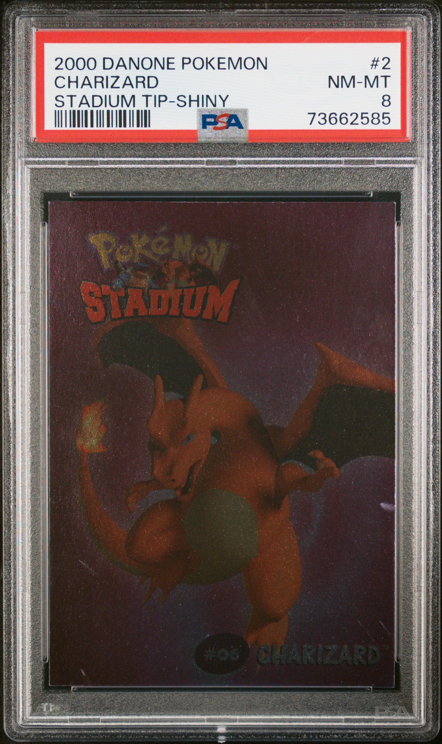 PSA 8 CHARIZARD STADIUM TIP-SHINY