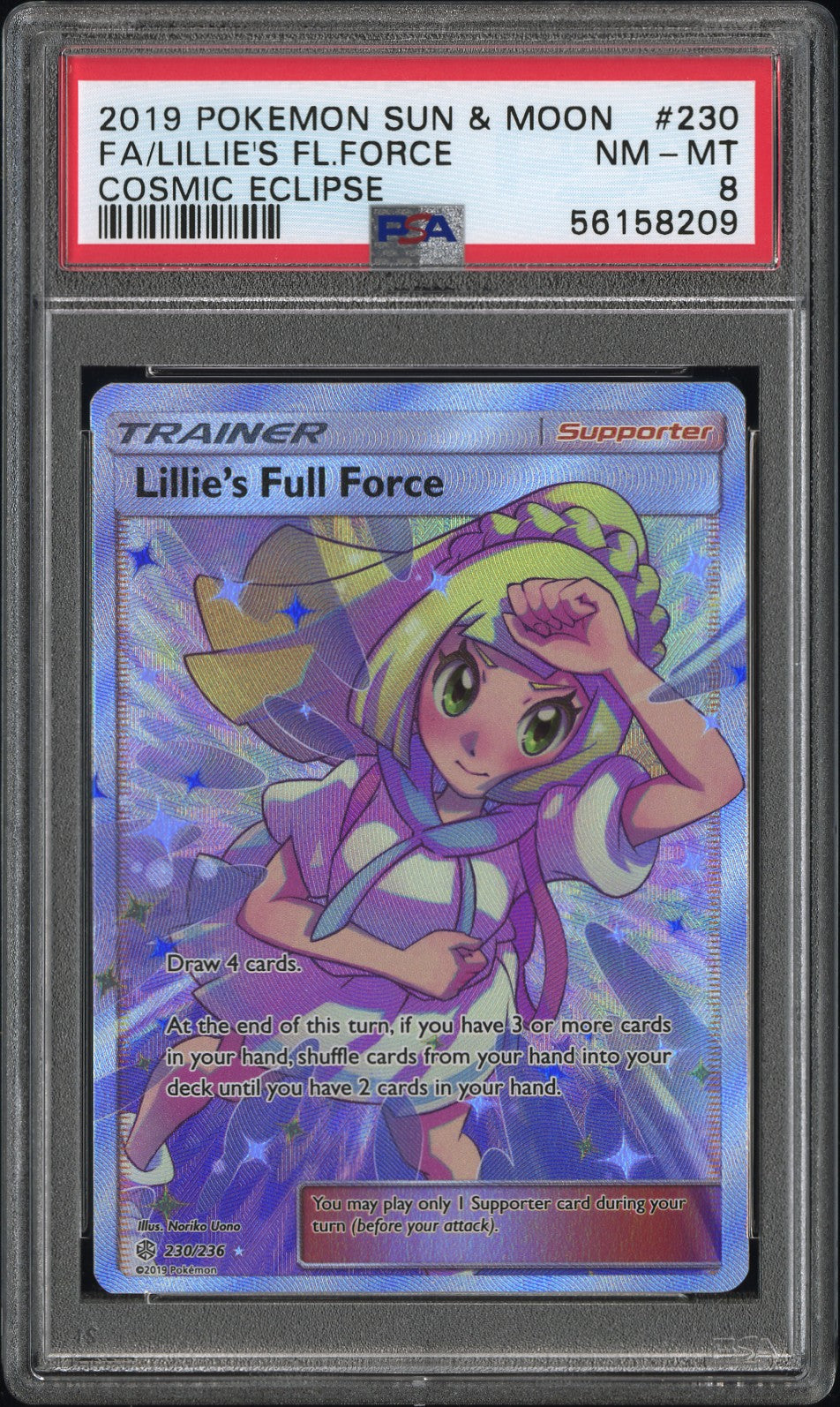 PSA 8 FA/LILLIE'S FL.FORCE COSMIC ECLIPSE