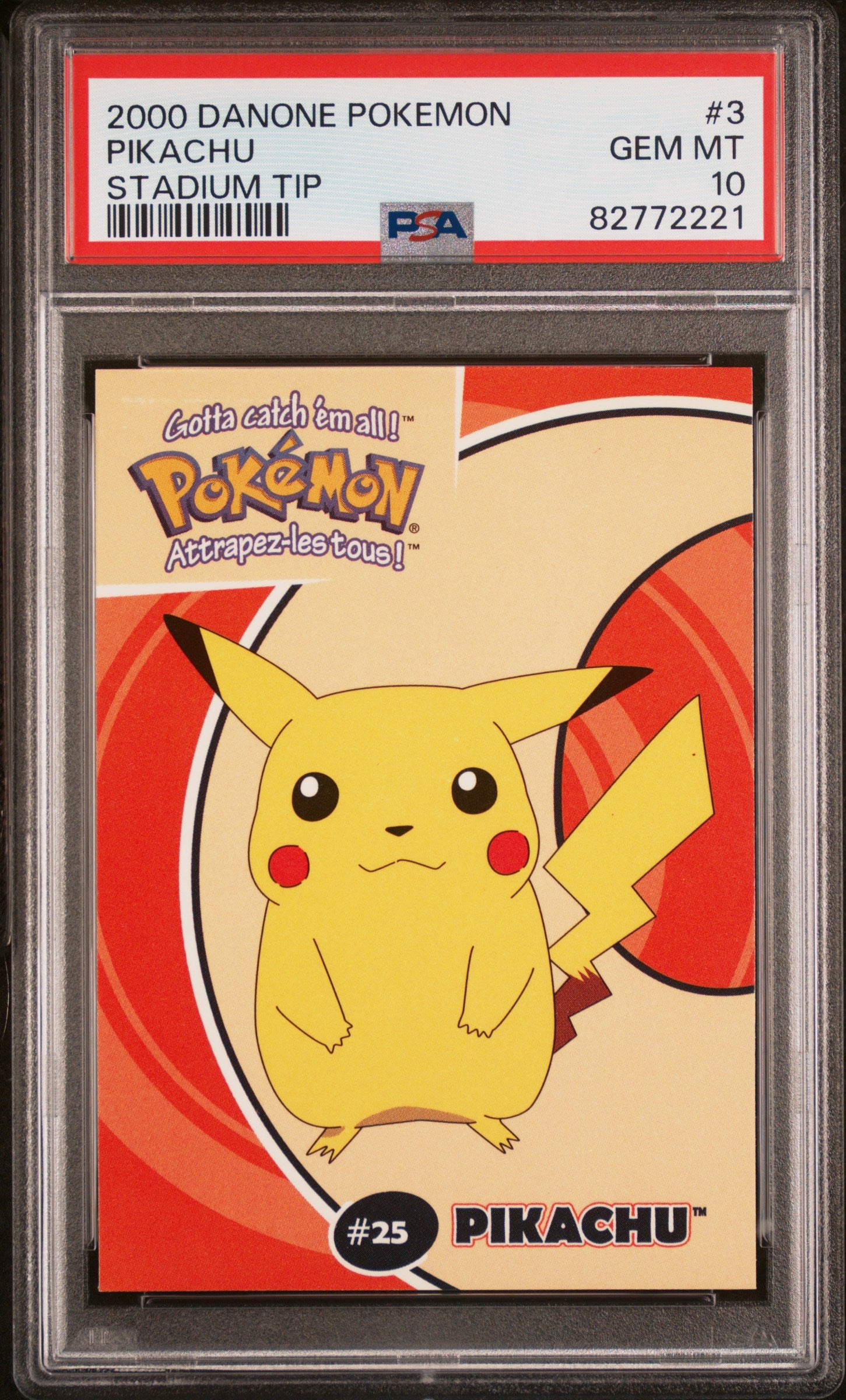 PSA 10 PIKACHU STADIUM TIP