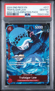 PSA 10 CHAMPIONSHIP 2024 CELEBRATION PACK TRAFALGAR LAW
