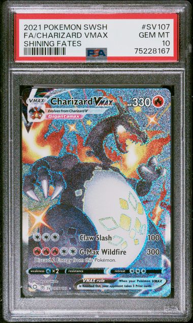 PSA 10 CHARIZARD VMAX SHINING FATES