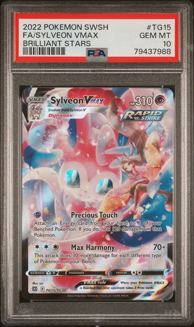 PSA 10 FA/SYLVEON VMAX BRILLIANT STARS
