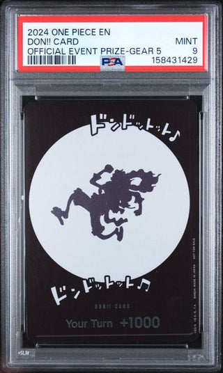 PSA 9 PROMOS DON!! CARD OFFICIAL EVENT PRIZE-GEAR 5