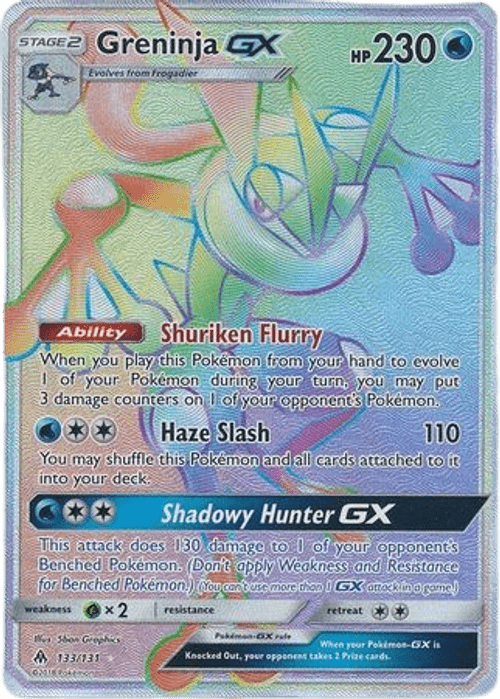 Greninja GX - 133/131 - Hyper Rare - ZardoCards